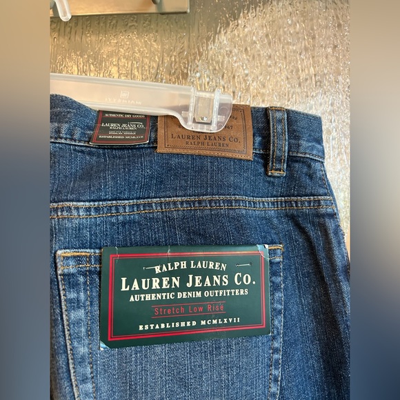NWT Ralph Lauren (Lauren Jeans Co.) Vintage Stretch Low Rise Jeans - Picture 9 of 12